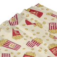thumbnail image 4 of Shower Curtain, Cute Popcorn Red Waterproof Fabric Plastic Shower Curtain, Drying Fast Bathroom Curtain with 9 Buttonholes, Ruffle Shower Curtain 60x72in, 4 of 8