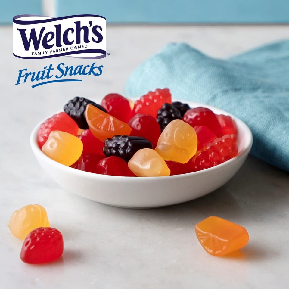 Welch's Fruit Snacks, Bulk Variety Pack with Mixed Fruit, Superfruit Mix, Island Fruits, Gluten Free, Bulk Pack, 2.25 oz (Pack of 16)