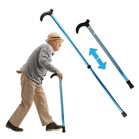 

Ice Sled Large Grapple Hook for Climbing Aluminum Alloy Two- Telescopic Walking Stick For The Elderly