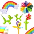 thumbnail image 2 of 20/50/100 piezas 260 globos largos de látex gruesos y retorcidos para niños, juguetes de cumpleaños, regalos de San Valentín, suministros de decoración para fiestas, 2 of 5