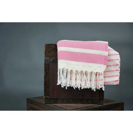 Turkish Bath Towel, Beach Cover/Towel, Spa Towel,100 Percent Bamboo, Color Pink