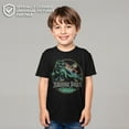 thumbnail image 2 of Boy's Jurassic Park Rainbow Emblem  Graphic Tee Black Small, 2 of 9