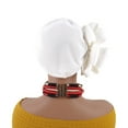 thumbnail image 4 of Sombreros de mujer de moda con capas de aire y paneles laterales con flores, sombrero indio para mujer, 4 of 4