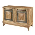 thumbnail image 3 of Pierre Rustique Insérer Deux Portes Coffre en Bois, 3 of 9