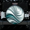 thumbnail image 1 of Dazzling Abstract Design Polyester Universal Spare Wheel Tire Cover Wheel Covers for Trailer RV SUV Truck Camper, 1 of 5