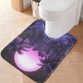 thumbnail image 2 of Yayeee Bath Rug for Bathroom Floor Non Slip Rectangle Fluffy Soft Absorbent Mat, 16"x24", Pink Road, 2 of 7