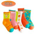 thumbnail image 2 of 5 Paires de Chaussettes Antidérapantes Mi-Mollet style Mignon, 2 of 6