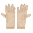 thumbnail image 1 of Baohd Elastic Girls Gloves with Rhinestones for Skating Competition Figure Ice XL, 1 of 6