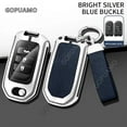 thumbnail image 6 of For Honda B 2/3 buttons Civic City Accord HR-V HRV CRV CR-V XR-V Odyssey Vezel Jade Zinc alloy+leather Car Key Cover Accessories, 6 of 29