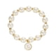 thumbnail image 1 of Imitación de perlas 26 alfabeto etiqueta pulsera de moda y versátil pulsera de cuentas de cordón elástico para las mujeres pulsera de cuentas para los seres queridos y (G L), 1 of 4
