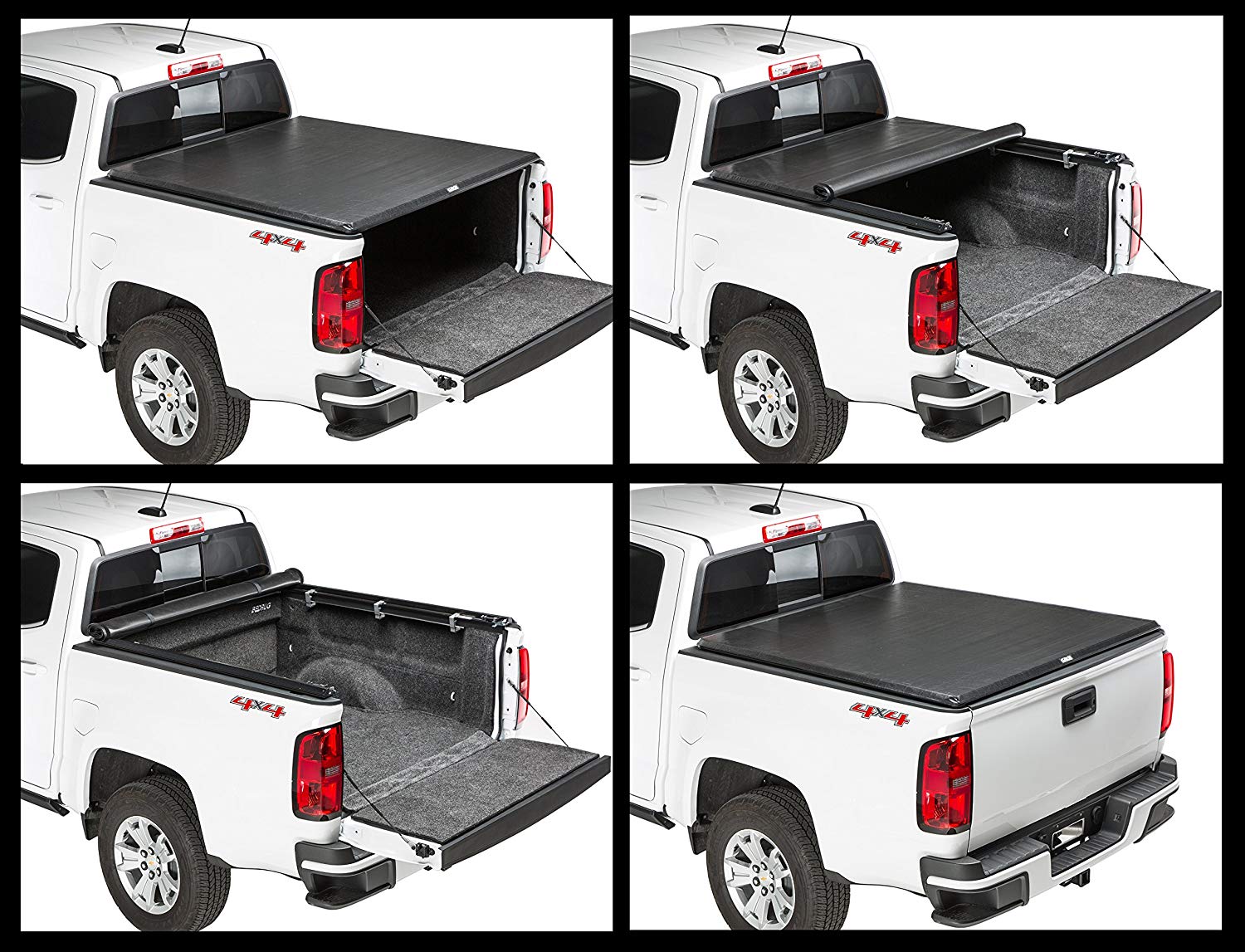 Gator by RealTruck SR1 Roll-Up (Compatible with) 2007-2013 Chevy Silverado GMC Sierra 6.5 FT Bed Only Soft Roll Up Tonneau Truck Bed Cover (55106) Made in The USA - image 3 of 7