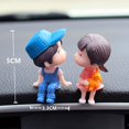 thumbnail image 5 of Accesorios para niños Coche de anime gris Lindo columpio para pareja Interior Espejo retrovisor romántico para pareja Colgante de péndulo para enviar un regalo, 5 of 5
