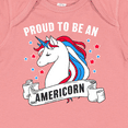 thumbnail image 4 of Inktastic Proud To Be an Americorn with Unicorn and Stars Boys or Girls Baby Bodysuit, 4 of 5