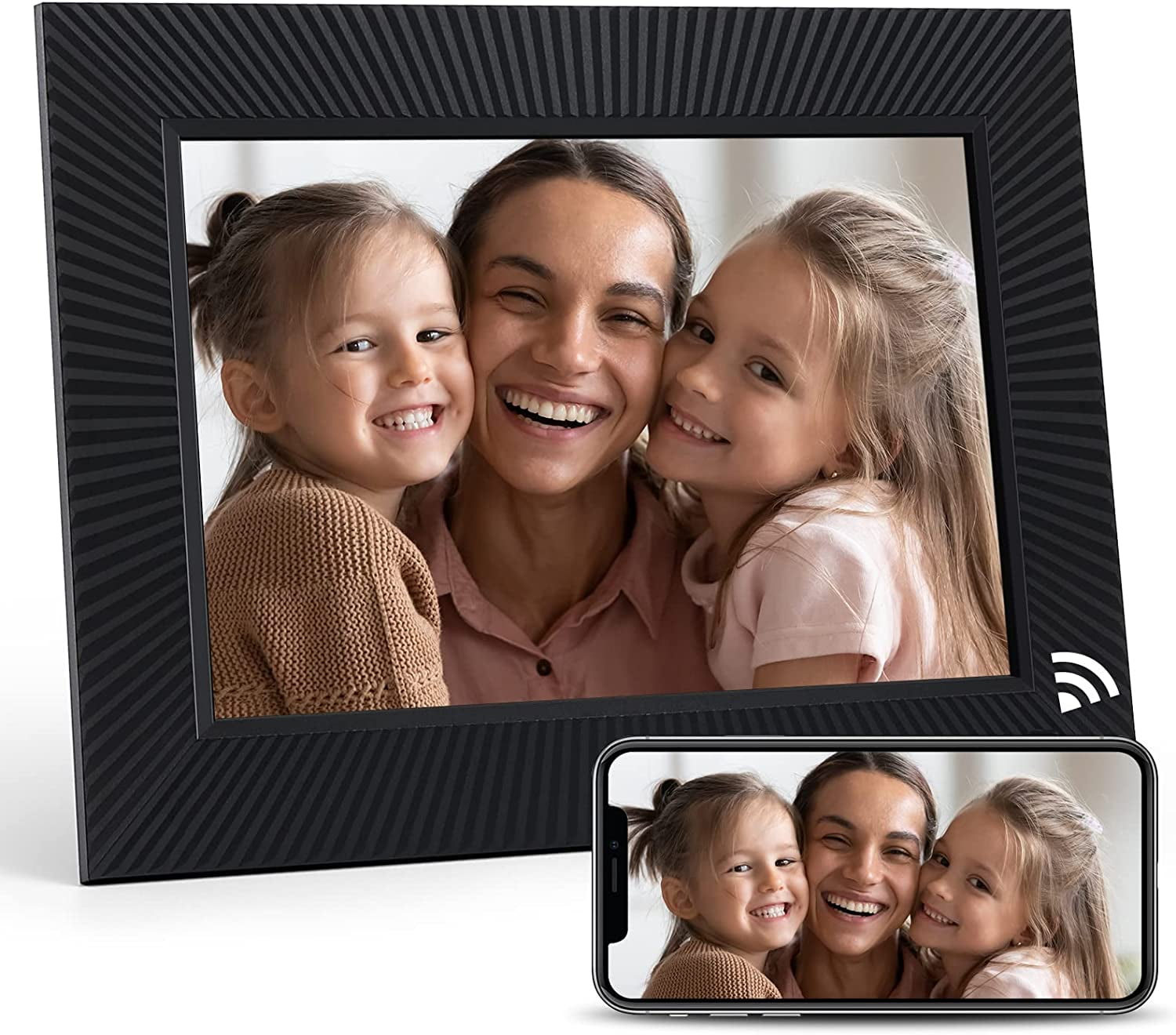 NexFoto 32GB Digital Photo Frame 10.1 Inch, WiFi Digital Picture Frame