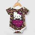 thumbnail image 3 of Hello Kitty Baby Bodysuit Boy Girl Clothes Soft Newborn Infant Outfit Short Sleeve Romper, 3 of 8