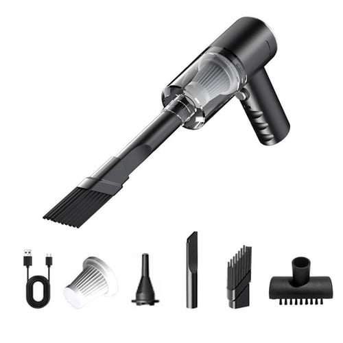 AQCW Handheld Car Vacuum Cleaner Powerful Motor Strong Suction Low Noise Rechargeable Wireless Portable Handheld Car Vacuum Cleaner