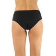 thumbnail image 4 of Just Intimates New York Cotton Panties Underwear (Pack of 6) (4 - X-Small), 4 of 4