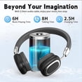 thumbnail image 6 of Bluetooth Headphones Wireless On Ear Headset Noise Canceling Gaming HiFi Stereo, 6 of 17