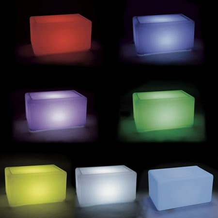 UPC: 0191487002752 | Excellerations LED Glowing Rechargeable Mood Light Table/Chair w/Remote
