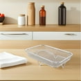 thumbnail image 1 of Luxshiny 5Pcs Stainless Steel Air Fryer Oven Rack Cooling Baking Oil Draining Tray for Kitchen Use, 1 of 6