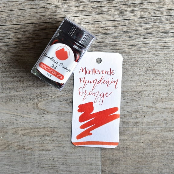 Monteverde Ink Bottle - Mandarin Orange