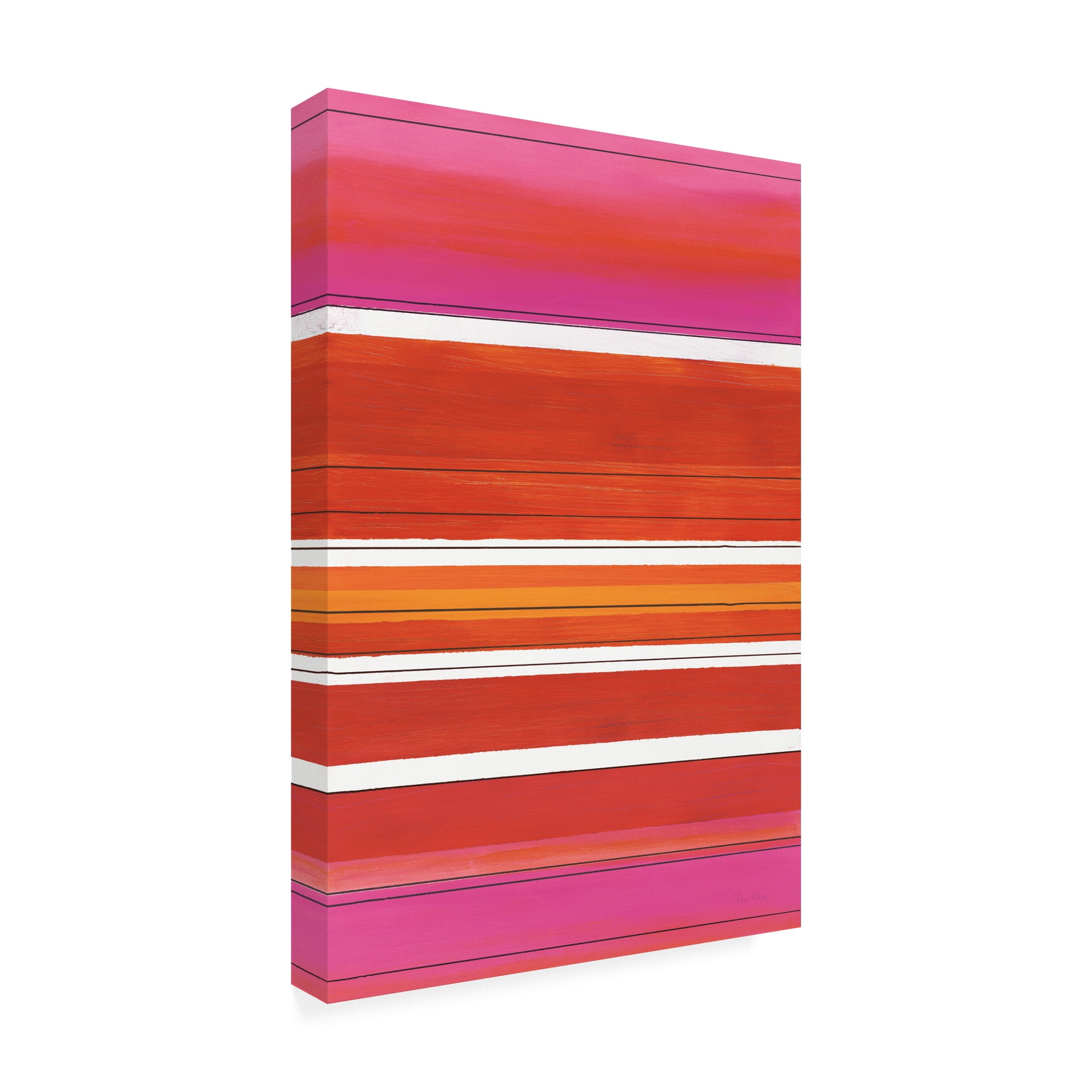 Trademark Fine Art 'Some Like it Hot Stripes' Canvas Art by Piper Rhue