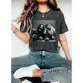 thumbnail image 2 of Snape and Dumbledore Laughing Drinking Comfort Colors T-Shirt Harry Potter Wizarding Fan Potterhead Christmas Birthday Gift Potter Book, Pepper Color, Size S, 2 of 5