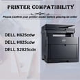 thumbnail image 3 of Amateck Compatible Toner Cartridge Replacement for Dell 593 BBOW BBOX Bboy BBOZ 5 Pack for H625cdw,H825cdw,S2825cdn, 3 of 4