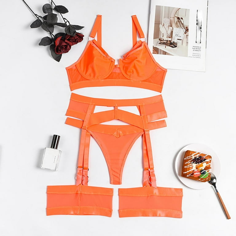 Orange garter belt outlet