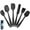 Black, variant on 6PCS Silicone Spatulas Set,Dishwasher Safe Food Grade Rubber Spatula Set of 6,Spatulas Silicone Heat Resistant Multicolor BPA Free Nonstick Cookware Spatulas Stirring Heat Resistant