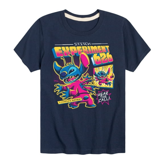 Disney - Lilo & Stitch - Experiment 626 Cover - Toddler & Youth Short Sleeve Graphic T-Shirt