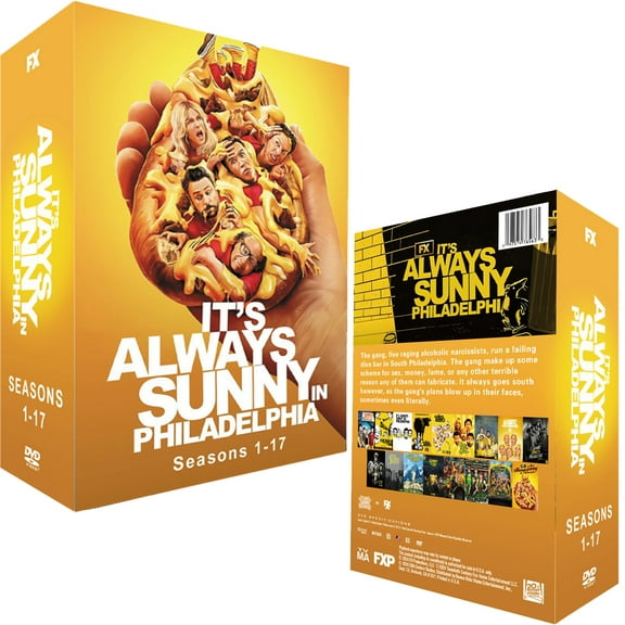 It's Always Sunny in Philadelphia The Complete Seasons 1-17 DVD 36Disc Box Set Movie New