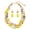 Yellow-Set, variant on Chunky Necklace for Women Trendy, 2 Layer Statement Necklace Beaded Necklaces for Women, Fashion Necklace and Earrings Jewelry Set for Women Gifts (NK-10384-Olive-Set)