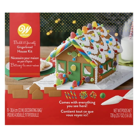 - Wilton Build-it-Yourself Gingerbread House Decorating Kit, Petite