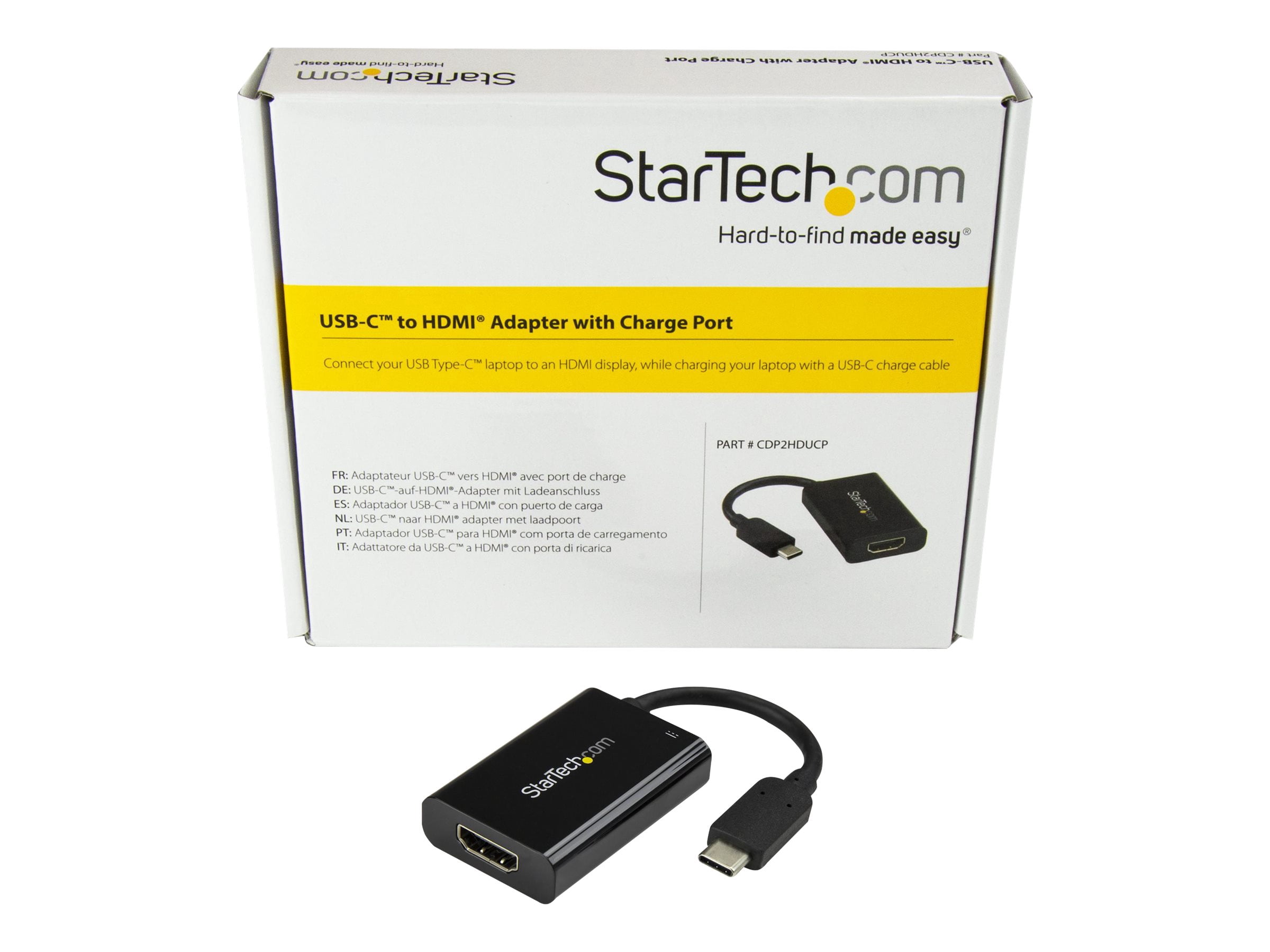 Adaptateur USB-C Vers DVI StarTech - Convertisseur Vidéo 1080p Avec PD 60W Pass-Through