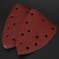thumbnail image 1 of Sanding Sheets, Triangular Sanding Sheet 140x140x100mm 60Pcs Palm Sander Sandpaper, For Wood Leather Rubber Stone 240 Grit, 1 of 8