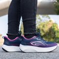 thumbnail image 5 of Shoes IIV para mujer, puntera ancha, soporte para caminar, arco para caminar, azul marino, rosa, 8.5 EE. UU., 5 of 5