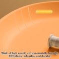 thumbnail image 4 of Mesa auxiliar con ruedas color crema, mesita de noche para dormitorio, mesa de salón, mesa nido portátil para espacios pequeños, estante de almacenamiento de plástico., 4 of 6