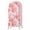 Pink, variant on Yellow Flowers Wedding Arch Cover, Stretchy Spandex Arch Backdrop Stand Covers 6.6 FT, Watercolor Summer Botanical Floral Round Top Arched Backdrop Cover for Birthday Party Ceremony Baby Shower Event