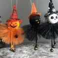 thumbnail image 3 of Halloween Hanging Ghost Decorations Outdoor, Pumpkin Witch Halloween Tree Ornaments, Cute Flying Ghost Straw Windsock Pendant Home Indoor Decor Yard Patio Lawn Garden Outside Kids Party Supplies, 3 of 5