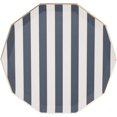 thumbnail image 1 of Bonjour Fete Assiettes à Rayures CABANA SIGNATURE Bleu Minuit, 1 of 5