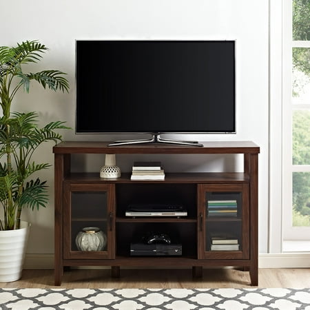 Manor Park 52 Modern Farmhouse Wood Console High Boy Buffet Tv Manor Park 52 Modern Farmhouse Wood Console High Boy Buffet Tv Stand Dark Walnut