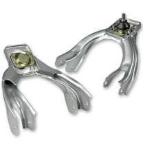 DNA Motoring For 92-95 Civic 94-01 Integra Front Upper JDM Adjustable A-Arms Control Camber Kit Silver