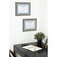 thumbnail image 6 of DesignOvation Kieva Solid Wood Document Frames, Gray 8.5x11, Pack of 6, 6 of 7