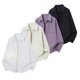 thumbnail image 3 of Mens Camisas de Manga Larga Casual Color Sólido Botón Abajo Camisa Chaqueta con Bolsillo, Blusa de Cuello de Giro para el Uso Diario, 3 of 6