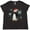 Black Leopard, variant on Inktastic Christmas Penguin in Red Santa Hat with Snowflakes Women's Plus Size T-Shirt