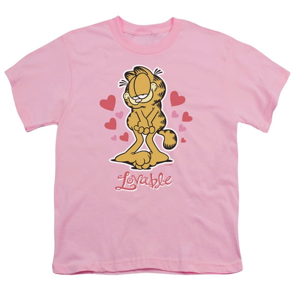Garfield - Lovable - Youth Short Sleeve Shirt - Small