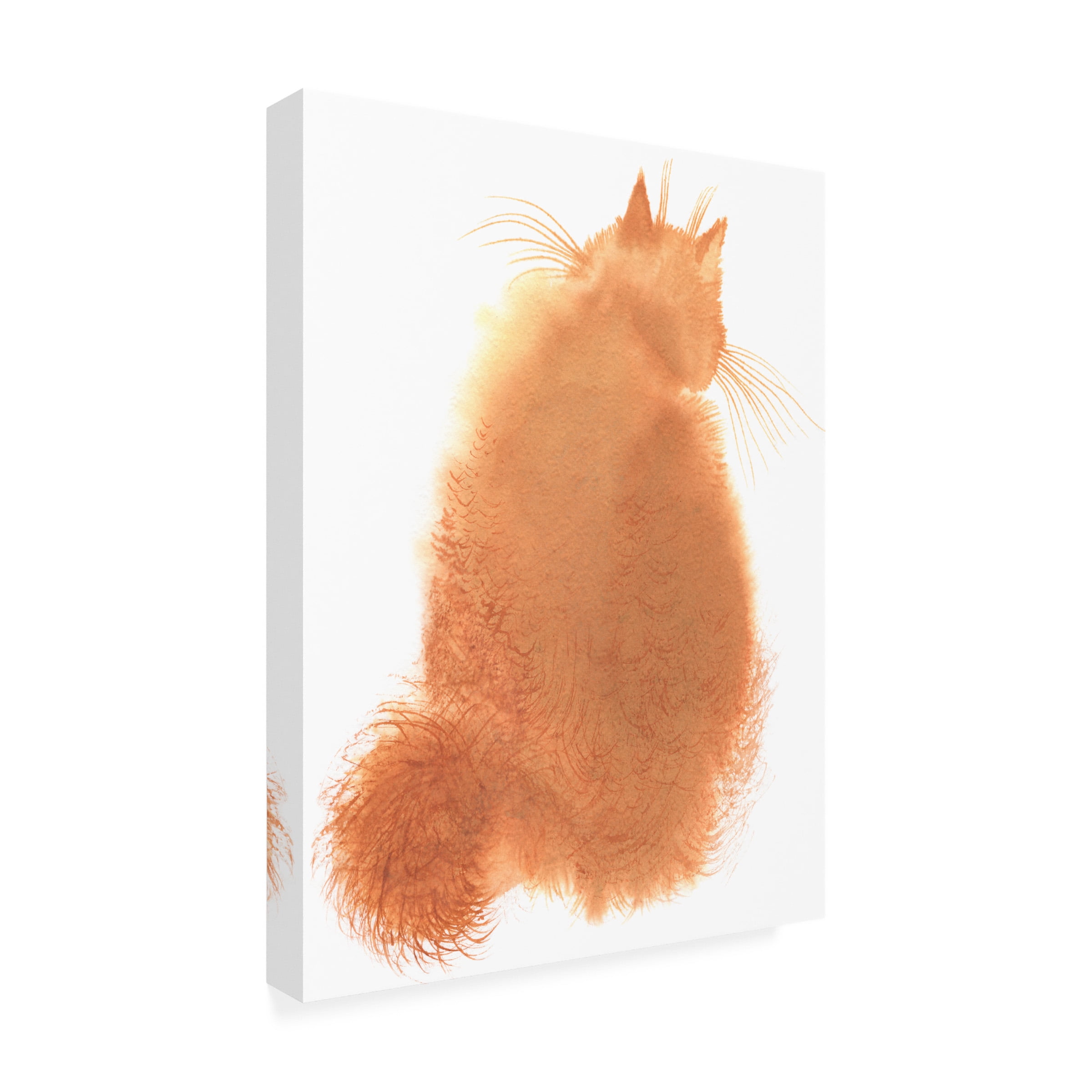 Elena Bolgova 'Fluffy Ginger' Canvas Art