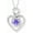 Amethyst02, variant on Heart Necklace for Women, 925 Silver Necklace with Infinity Heart Pendant, Personalized Birthstone Necklace Anniversary Birthday Gifts for Wife, Girlfriend, Mom