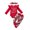 Red, variant on Qopobobo Little Girls Clothes Newborn Infant Baby Girl Clothes Outfits Ruffle Romper Floral Pants Sets Toddler Girls Clothing Set Red,0-3 Months
